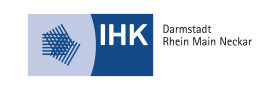 Das Logo der Industrie- und Handelskammer Darmstadt.